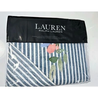 Lauren Ralph Lauren Maggie Floral Full/Queen Duvet Cover Pillow Shams Set 3 NEW - Image 1 of 4