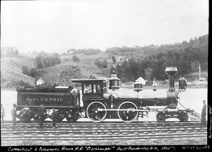 25BB891 ANTIGUO NEGATIVO CONNECTICUT PASSUMPIC RIVERS FERROCARRIL 1865 LOCO MASSAWIPPI - Imagen 1 de 1