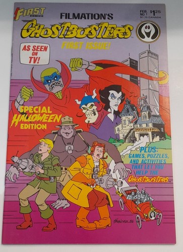 FILMATION'S GHOSTBUSTERS #1 (1987) VF/NM FIRST COMICS | eBay