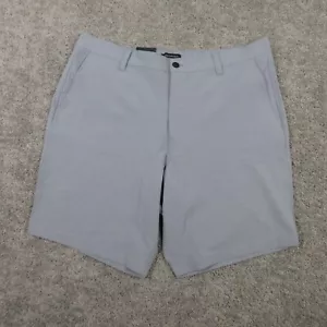 Banana Republic Shorts Mens 40 Gray Comfort Flat Front Golf Bottom Chino Short - Picture 1 of 9