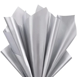 Tissue Paper for Gift Bags 20x15 inches 200pcs Silver Gift Packaging Wrapping... - Picture 1 of 6