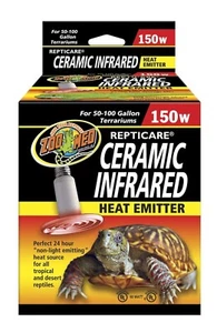 Zoo Med 150 Watt Ceramic Heat Emitter 24 Hour Heat For 50-100 Gallon Terrariums - Picture 1 of 1