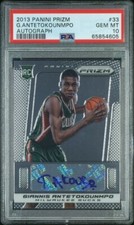 2013 Panini Prizm Giannis Antetokounmpo Rookie Auto PSA 10 