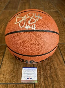 Byron Scott Signed Ball Lakers Basketball PSA WITNESSED Wilson Signature Series - Picture 1 of 6