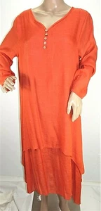 Vonda Women's Size L White Mauve Black Maxi Long Cover Up Coat Dress - Picture 1 of 12