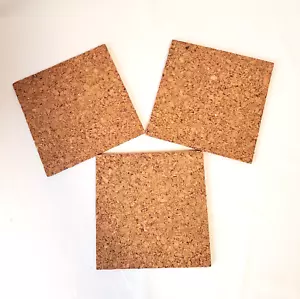 Collezione sughero 6x6"" quadrato di Darice per arti e mestieri confezione da 3 pezzi - Foto 1 di 3