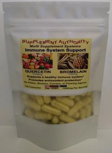 Quercetina Bromelina Antiossidante Supporto Sistema Immunitario - RADDOPPIA LA POLVERE! VENDITA! - Foto 1 di 2