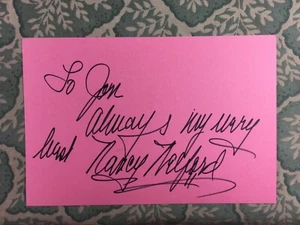 Nancy Welford - Gold Diggers of Broadway - Yours Sincerely - Autographed 1972 - Picture 1 of 2