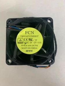 GENUINE DELL FCN 5625 5.6CM X2JYK DC12V 0.4A 4-wire PWM FANP/N DFS562512MM0T - Picture 1 of 3