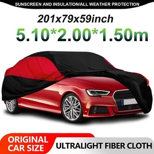 For Chevrolet Camaro Full Car Cover Dust Rain UV Sun Snow Resistant Black&Red - Foto 1 di 10