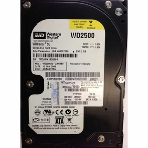 42C0458 - IBM 250GB 7200 RPM SATA 3.5" HDD - Picture 1 of 1