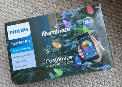 Philips Illuminate - App Controlled C9 Lights Starter Kit (Like Twinkly & Govee) - Image 1 of 4