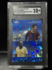 🔥2024 LEAF SPECIAL RELEASE MESSI PELE METAL EXCLUSIVE LEGENDS EDITION 14/20🔥 - Bild 1 von 2