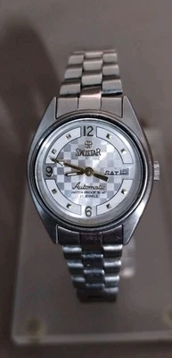 Reloj Swistar Vintage Automático 21 Joyas Día/Fecha - Funciona, Mantiene la Hora - BONITO      Foto 1 de 4
