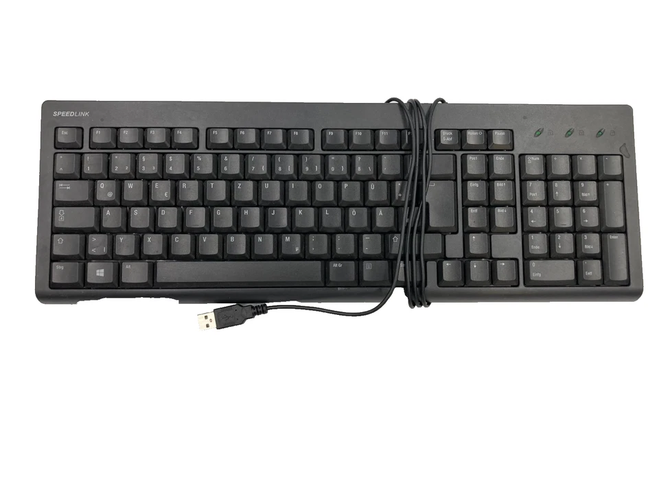 Speedlink SL-6411-BK-01 Bedrock Keyboard - kabelgebunden (USB), schwarz - Bild 1 von 3