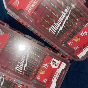 Milwaukee 48-89-4670 SHOCKWAVE RED HELIX Titanium Drill Bit Set - 15 PC - Picture 1 of 2