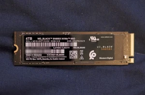 WD_BLACK 4TB SN850X NVMe Interne SSD ohne Kühlkörper - WDS400T2X0E-00BCA0 - Bild 1 von 1