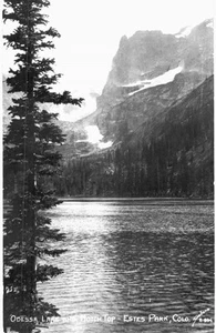 Estes Park RPPC Odessa See 1950 RPPC Echtfoto CO - Bild 1 von 2