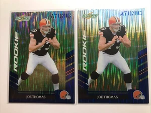 Joe Thomas (2) 2007 Score ATOMIC ROOKIE RC BLUE FLASH SP BROWNS HOF NICE!! - Picture 1 of 3