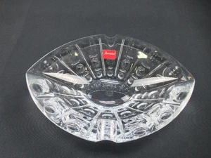 Baccarat Ashtray - Crystal Rock Glass Equinox Ashtray 3.15" × 5.31" - Picture 1 of 11