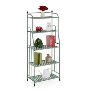 Estante de pie Estante de cocina Estante de baño Estante de almacenamiento 5 estantes Estante de metal Estante de metal - Imagen 1 de 30