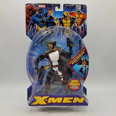ToyBiz Marvel X-Men Clásicos Super Posable AIRSTRIKE WOLVERINE - 2006 Foto 1 de 2