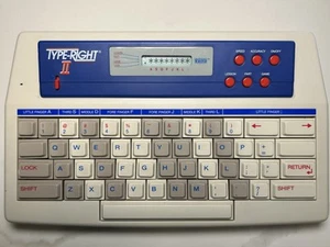 VTech Type-Right II Typing Tutor 1991 w/ Box Vintage Learning Keyboard- Working - Picture 1 of 9