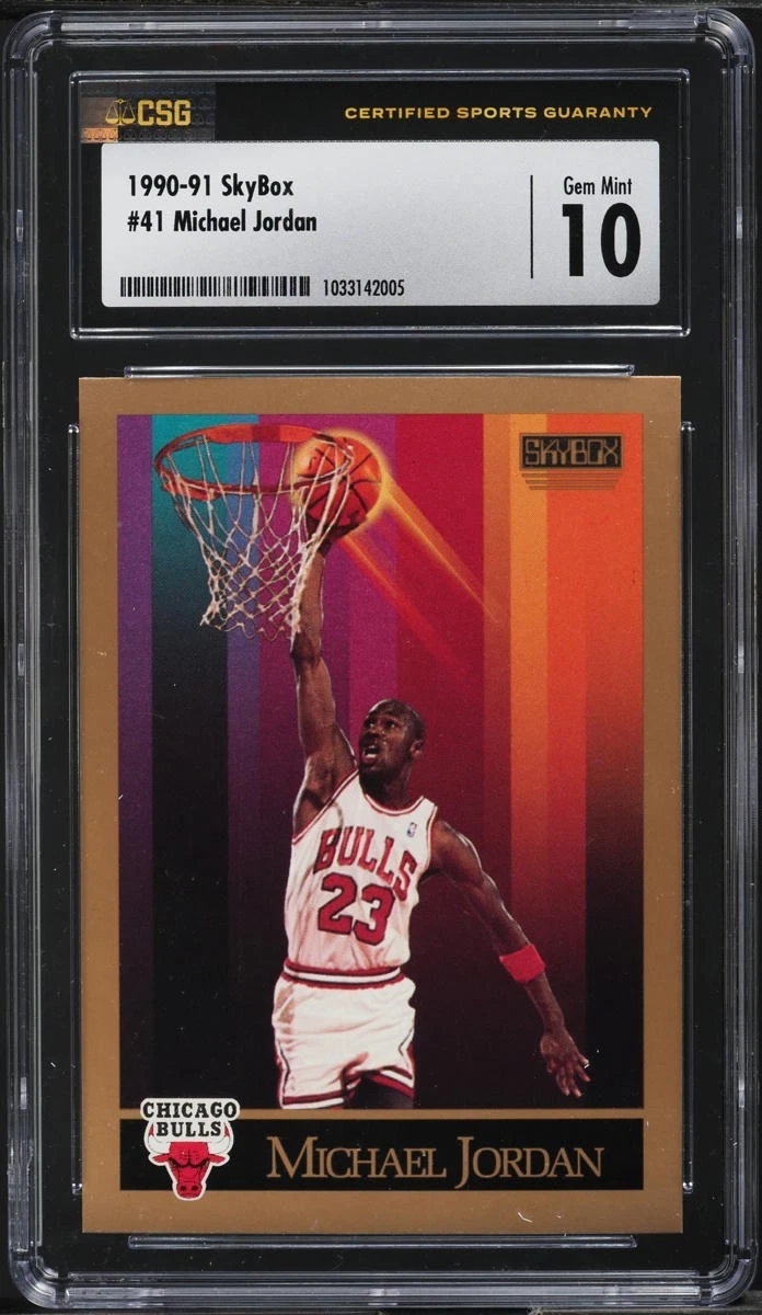 SkyBox Michael Jordan 10 Graded Basketball Trading Cards