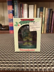 1990 Teenage Mutant Ninja Turtles Donatello Christmas Snow Dome Globe With Box - Bild 1 von 11