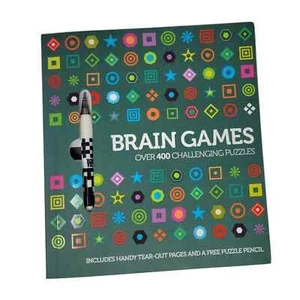 Brain Games : Over 400 Challenging Puzzles by Parragon Books - Foto 1 di 5