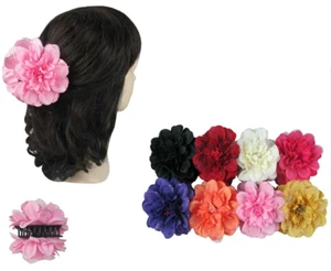 2 pieces Flower Hair Claw Clips Barrette Jaw Clamp Women's Hair Accessories Lots - Picture 1 of 6