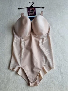 NEW EX M&S SMOOTHING FIRM, ALL OVER CONTROL, SLIM & SHAPE UNDERWIRED BODY 38F - Picture 1 of 7