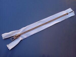 Zipper 7-1/2" Scovill Vintage CLOSED END TRUE Military USA Metal Brass NOS
