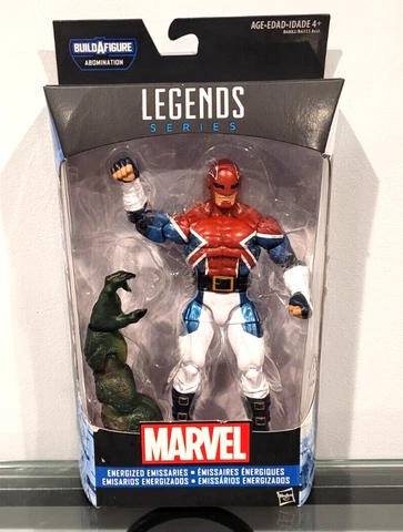 HASBRO MARVEL LEGENDS ABOMINATION B.A.F SERIES CAPTAIN BRITAIN(BRIAN BRADDOCK) Cover