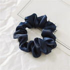 Women Solid Hair Scrunchies Elastic Hair Bands Stretchy Rubber Ponytail Holder ~
