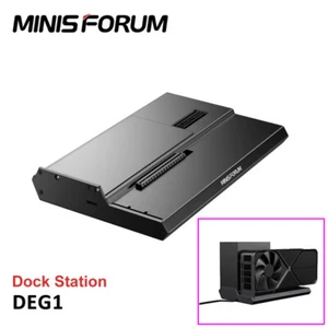 MINISFORUM DEG1 Zewnętrzna stacja dokująca GPU Obsługa ATX SFX Oculink PCIe4.0*4 - Zdjęcie 1 z 7