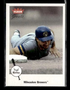 2002 Fleer Greats of the Game #2 Paul Molitor Milwaukee Brewers - Picture 1 of 2