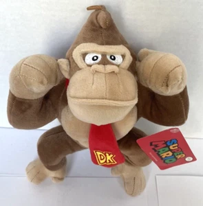 Donkey Kong 9” DK Plush Doll Stuffed Toy Licensed Nintendo Super Mario SKU 5 - Picture 1 of 5