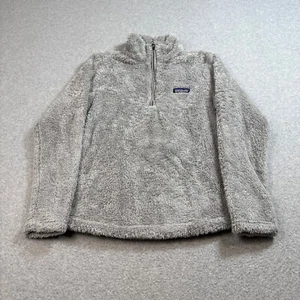 Patagonia Jacket Woman S Quarter Zip Fleece Sweater Hike Camp Outdoors Heritage - Picture 1 of 9