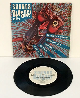 Sounds Blasts comp 7" Record KILLDOZER , PUSSY GALORE , PERFECT DISASTER & more - Image 1 of 2