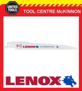 LENOX 6” 656R NAIL EMBEDDED WOOD RECIPROCATING / SABRE SAW BLADE - Picture 1 of 2