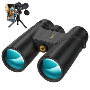 Binoculars for Adults High Powered, HD Compact Binoculars for Bird 12x42 - Picture 1 of 7