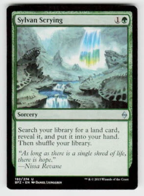 Battle for Zendikar #192 Sylvan Scrying - Image 1 of 2