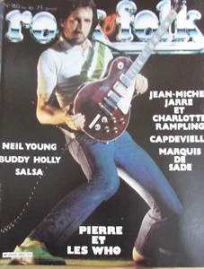 1980 ROCK & FOLK MAGAZINE #160 NEIL YOU BUDDY HOLLY WHO JAR CAPDEVIELLE - Picture 1 of 1