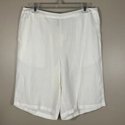 Шорты-бермуды для ходьбы Eileen Fisher с плоскими передними белыми карманами - Изображение 1 из 4