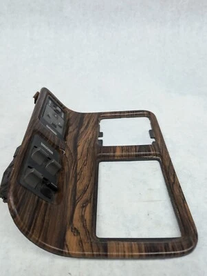 1987-1991 Pontiac Bonneville Left Front Door Handle Switch Lock Woodgrain Bezel - Image 1 of 4