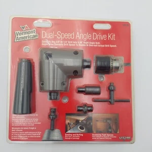 Vermont American Dual-Speed Angle Drive Kit 17172 90 Degree Drill Bit Connector - Picture 1 of 5