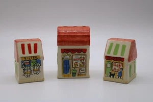 3 Fitz & Floyd Omnibus Italian Storefront Shakers - Bistro Formaggio Salumeria - Picture 1 of 7