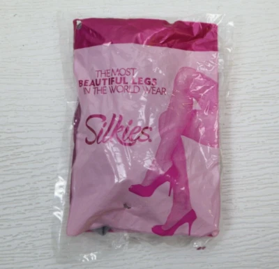 SILKIES  CONTROL TOP  PANTY HOSE 070217 - MEDIUM - GREY MIST - GRAY - Image 1 of 4