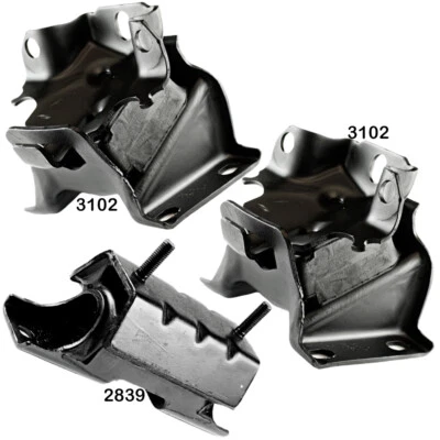 Eng. Juego de 3 soportes de transmisión y montaje para Chevrolet Silverado 2500 HD 6,6 L AT & MT Foto 1 de 3